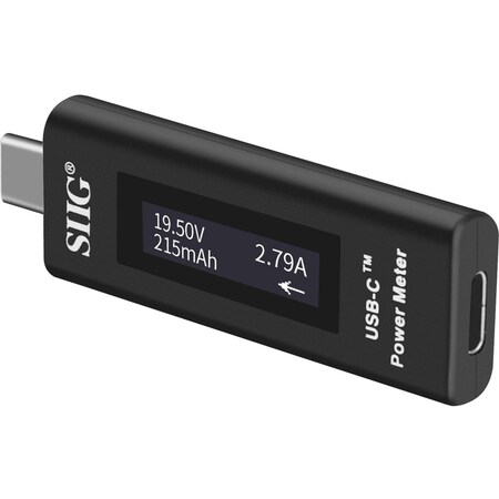 Siig USB-C Power Meter Tester, CETE0011S1 CE-TE0011-S1
